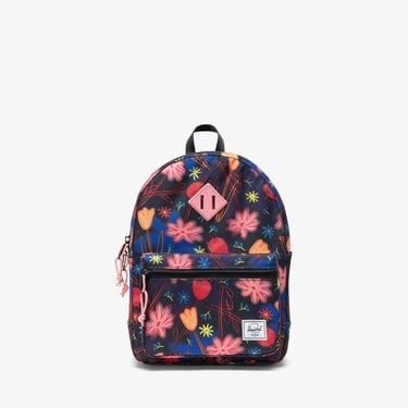  Herschel Heritage Çocuk Çiçek Desenli Sırt Çantası