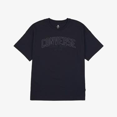  Converse Kadın Baskılı Siyah T-Shirt