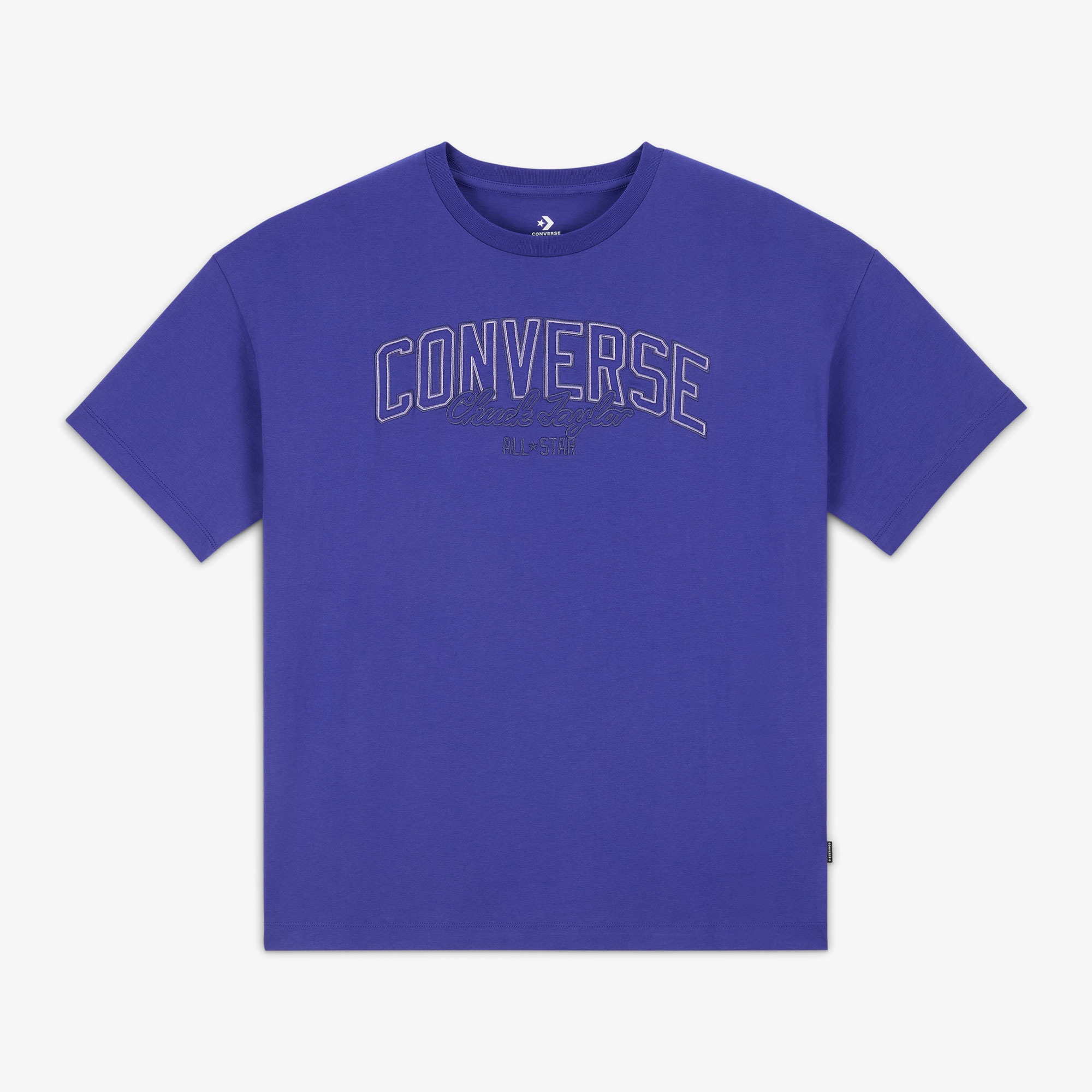 Converse Kadın Baskılı Mor T-Shirt