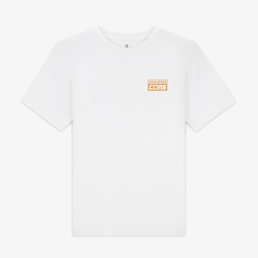  Converse Grafik Baskılı Erkek Beyaz T-Shirt