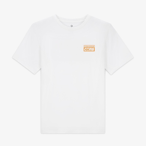  Converse Grafik Baskılı Erkek Beyaz T-Shirt