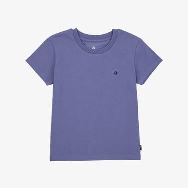  Converse Slim Fit Kadın Mor T-Shirt