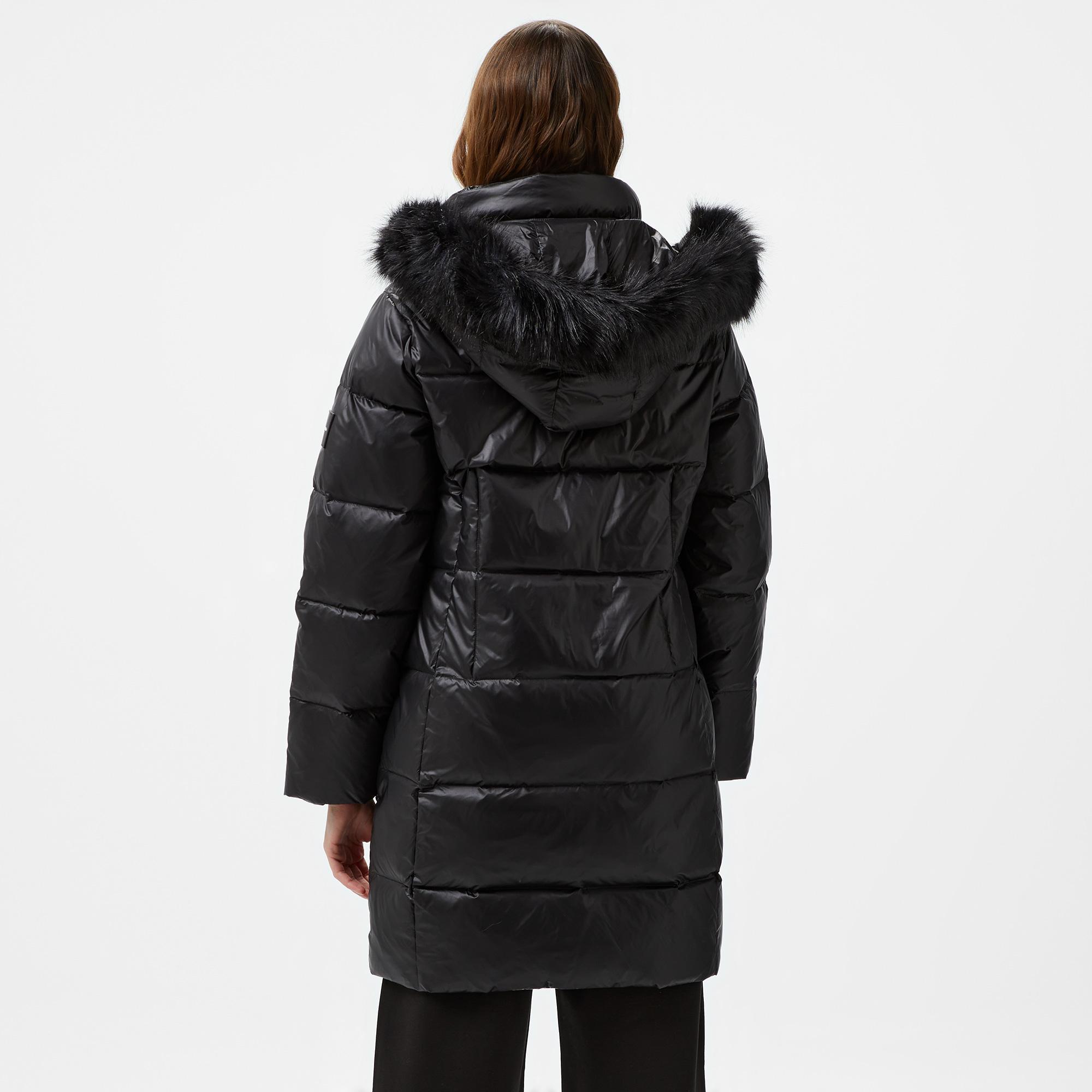 Calvin Klein Padded Real Down Kadın Siyah Mont