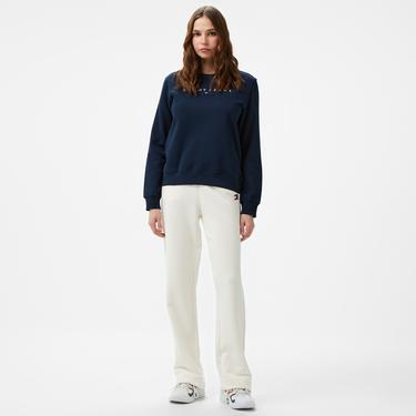  Tommy Hilfiger Jeans Linear Crew Kadın Lacivert Sweatshirt