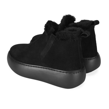  Jessia Siyah Kadın Süet Bot