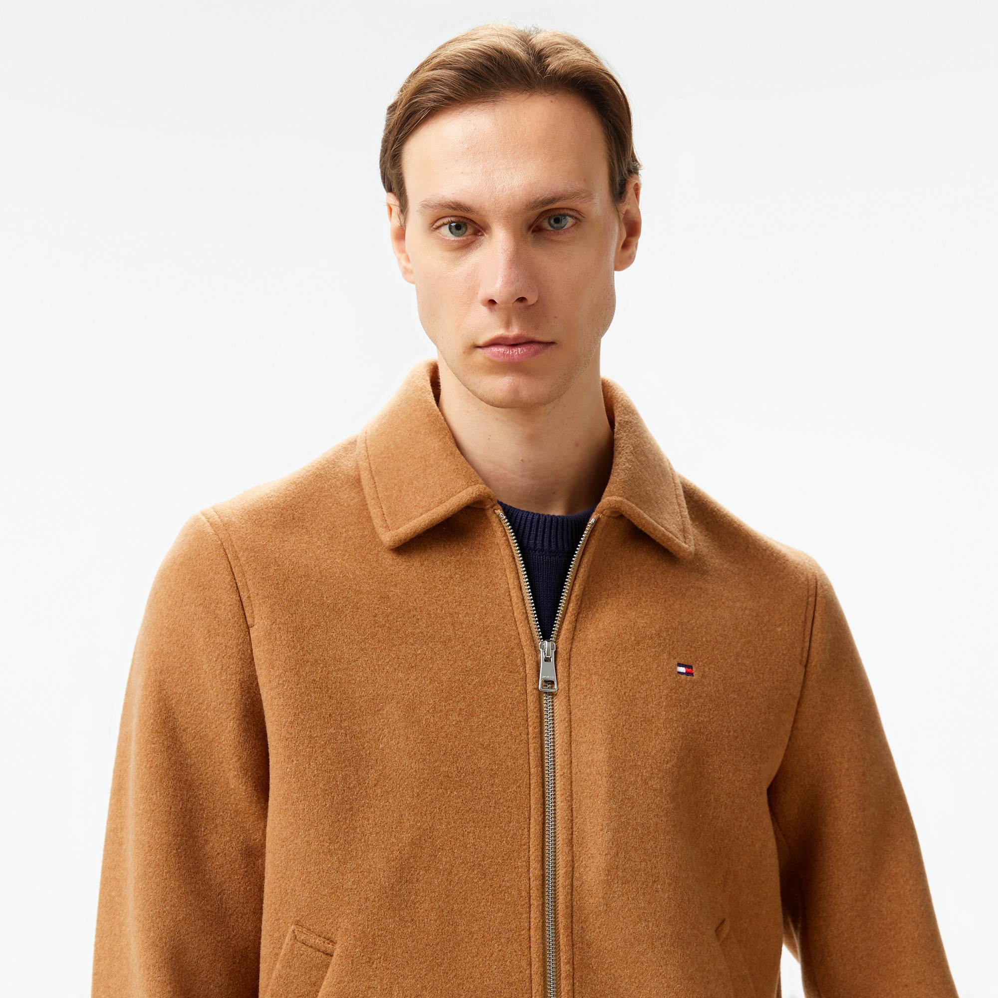 Tommy Hilfiger Wool ivy Erkek Haki Ceket