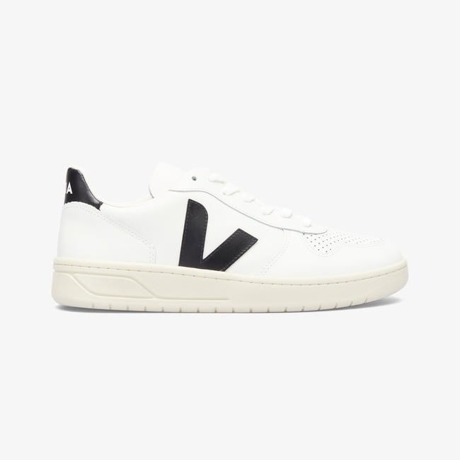  VEJA V-10 Leather Kadın Beyaz Spor Ayakkabı