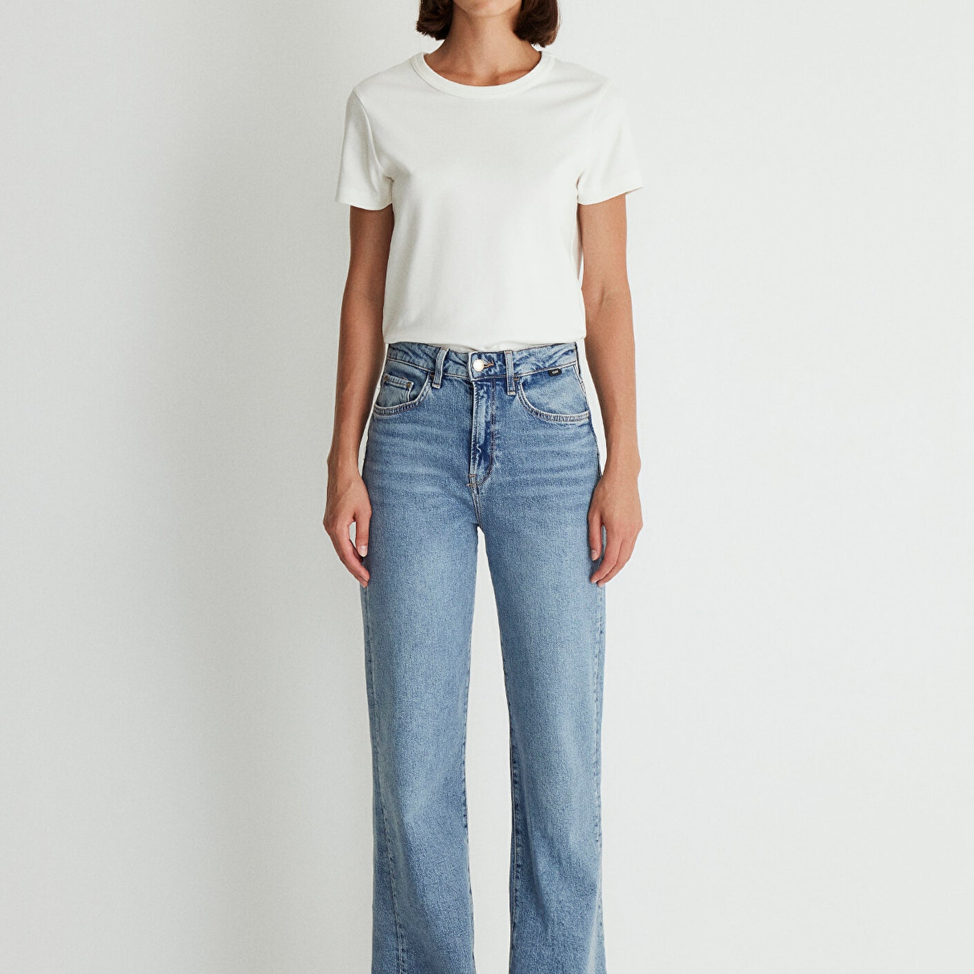 Mavi Victoria Mavi Premium Puslu Açık Mavi Jean Pantolon 101072-88212