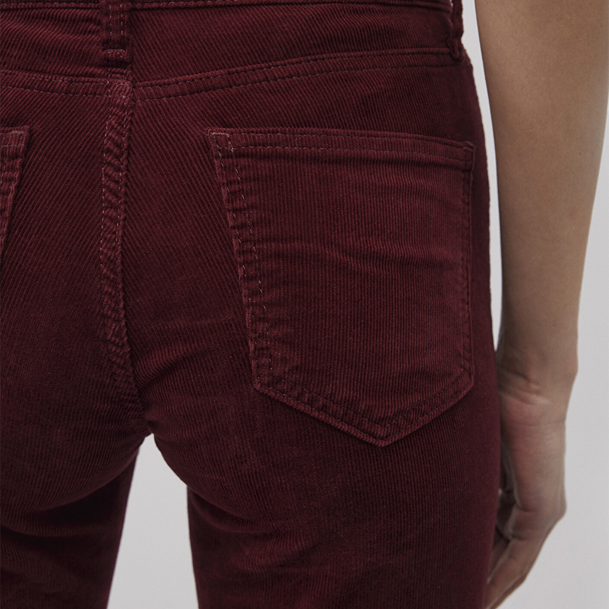 Mavi Molly Bordo Kadife Pantolon 1013689467