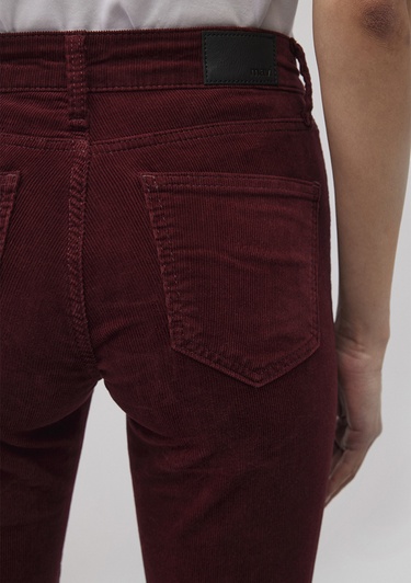  Mavi Molly Bordo Kadife Pantolon 1013689467