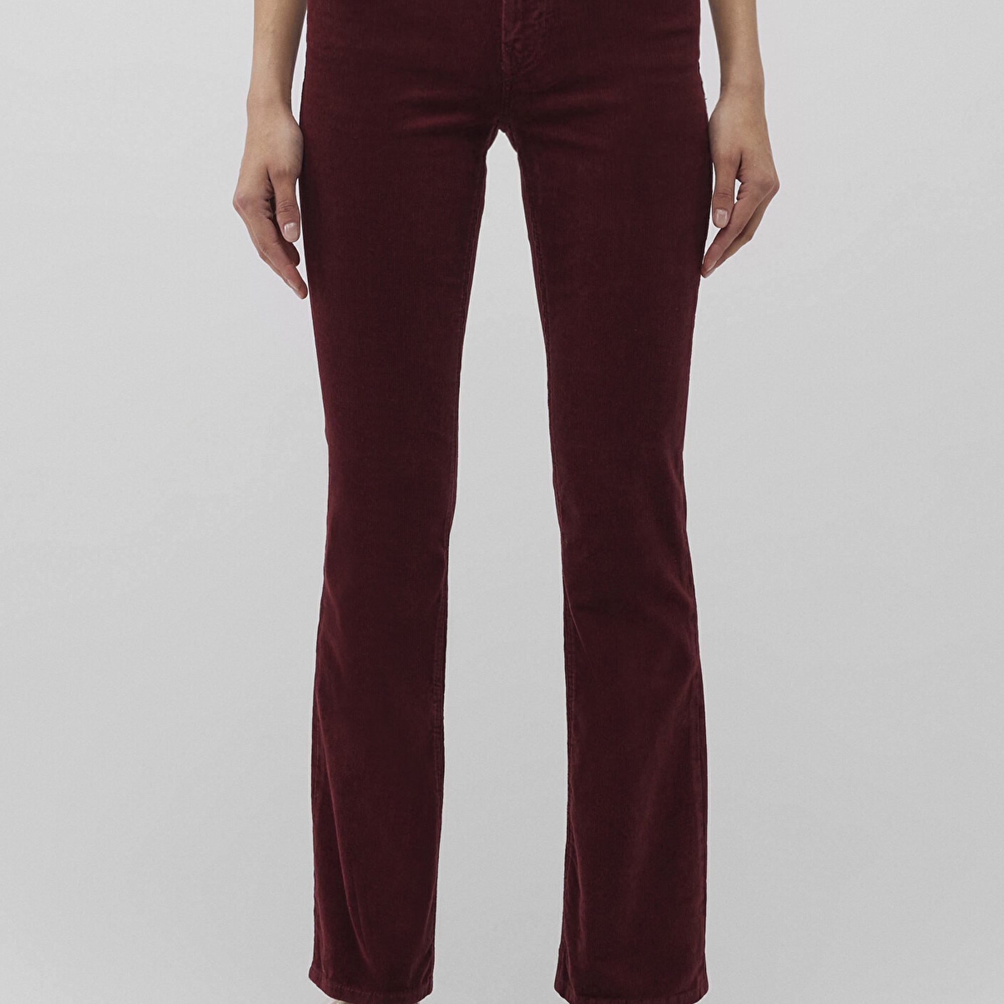 Mavi Molly Bordo Kadife Pantolon 1013689467