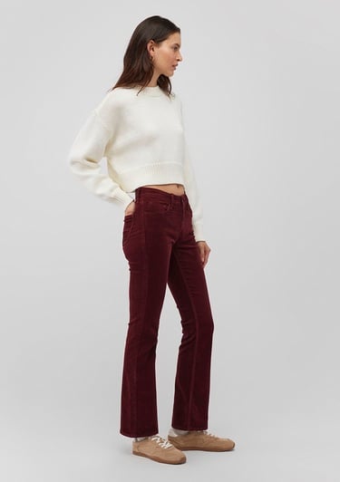  Mavi Molly Bordo Kadife Pantolon 1013689467