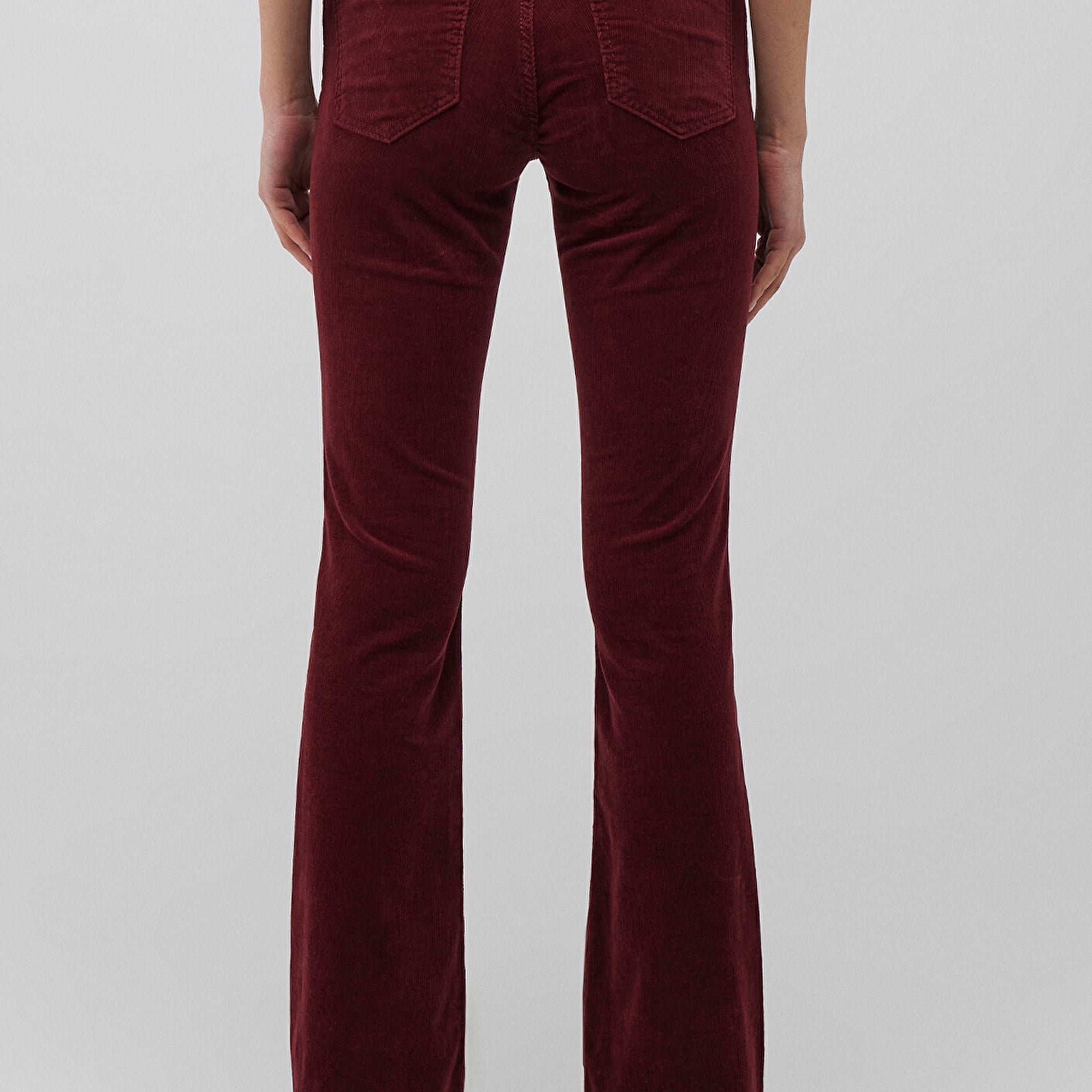 Mavi Molly Bordo Kadife Pantolon 1013689467