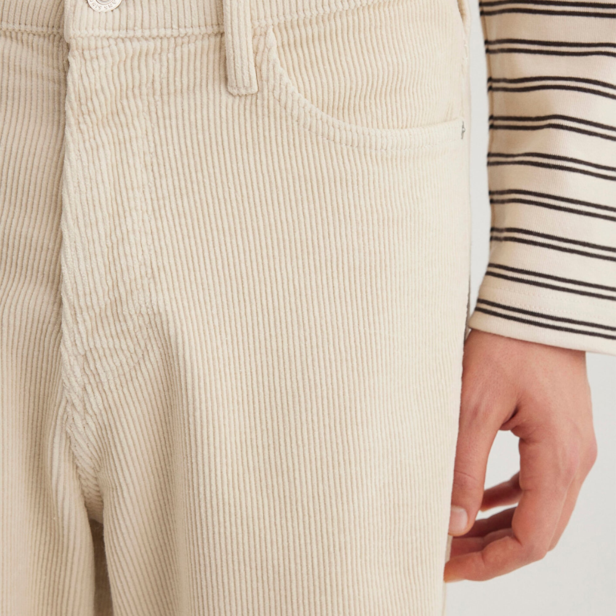 Mavi Atlanta Street Ekru Kadife Jean Pantolon 0010305-89111