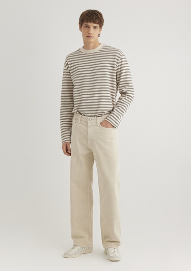  Mavi Atlanta Street Ekru Kadife Jean Pantolon 0010305-89111