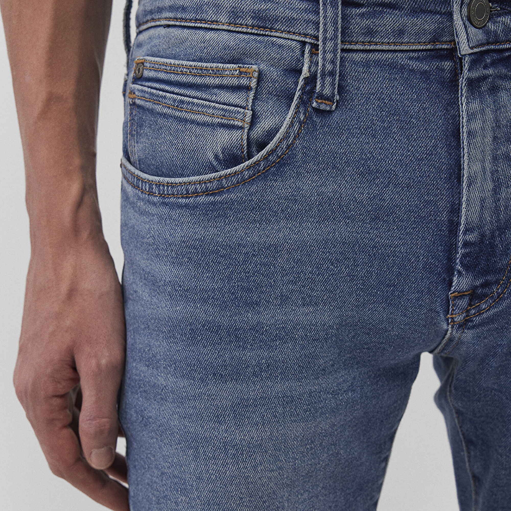 Mavi James 90lar TOKK Vintage İndigo Mavisi Jean Pantolon 0042487834