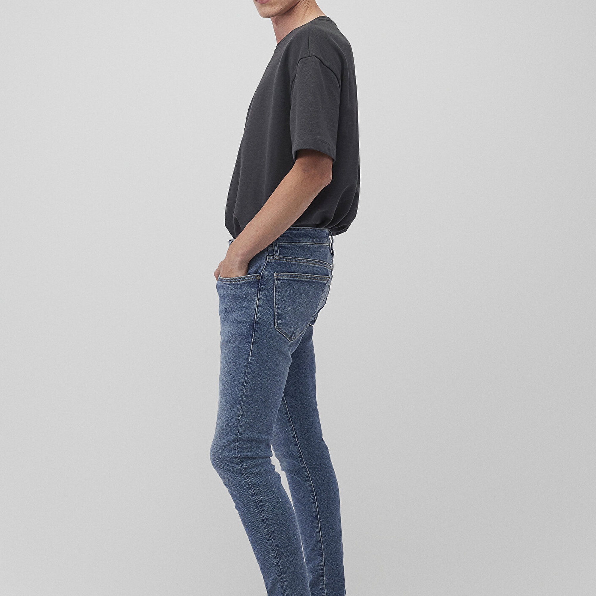 Mavi James 90lar TOKK Vintage İndigo Mavisi Jean Pantolon 0042487834