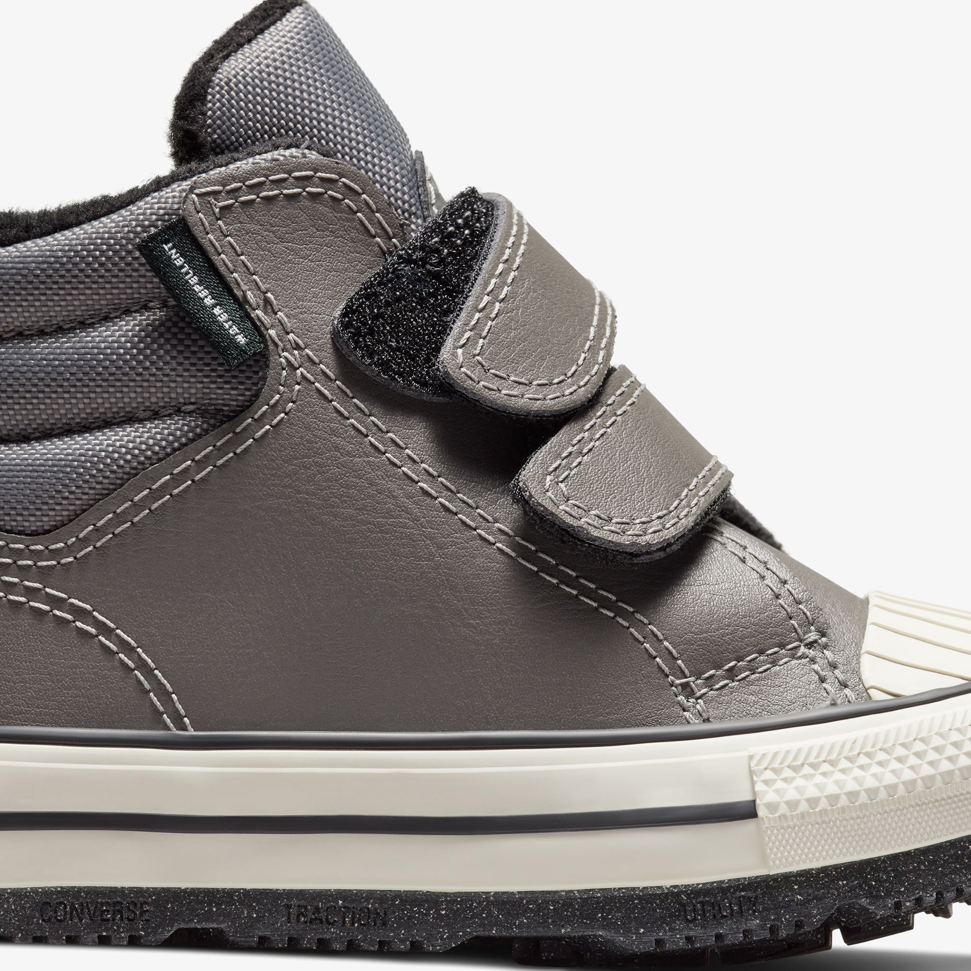 Converse Chuck Taylor All Star Berkshire Çocuk Gri Deri Bot