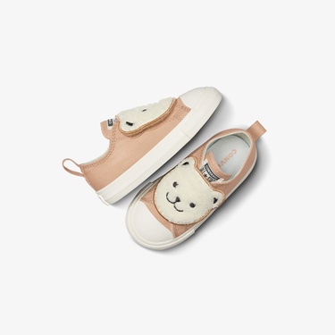  Converse Chuck Taylor All Star One Strap Çocuk Bej Sneaker