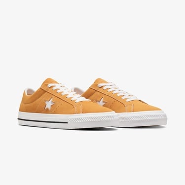  Converse One Star Pro Unisex Sarı Süet Sneaker