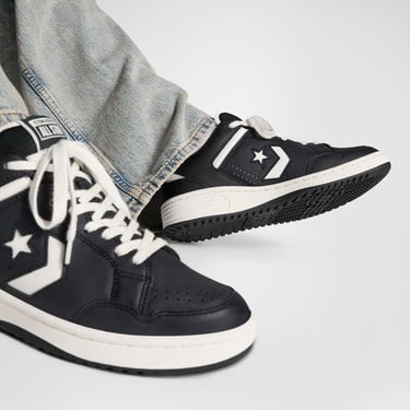  Converse Weapon Unisex Siyah Deri Sneaker