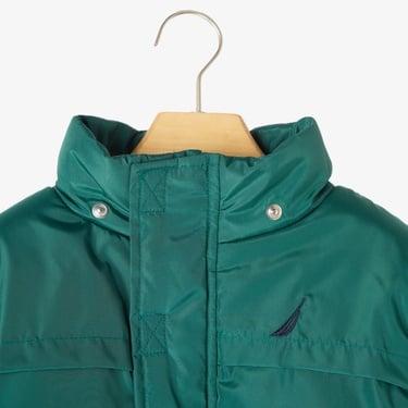 Nautica Erkek Çocuk Yeşil Kapüşonlu Mont