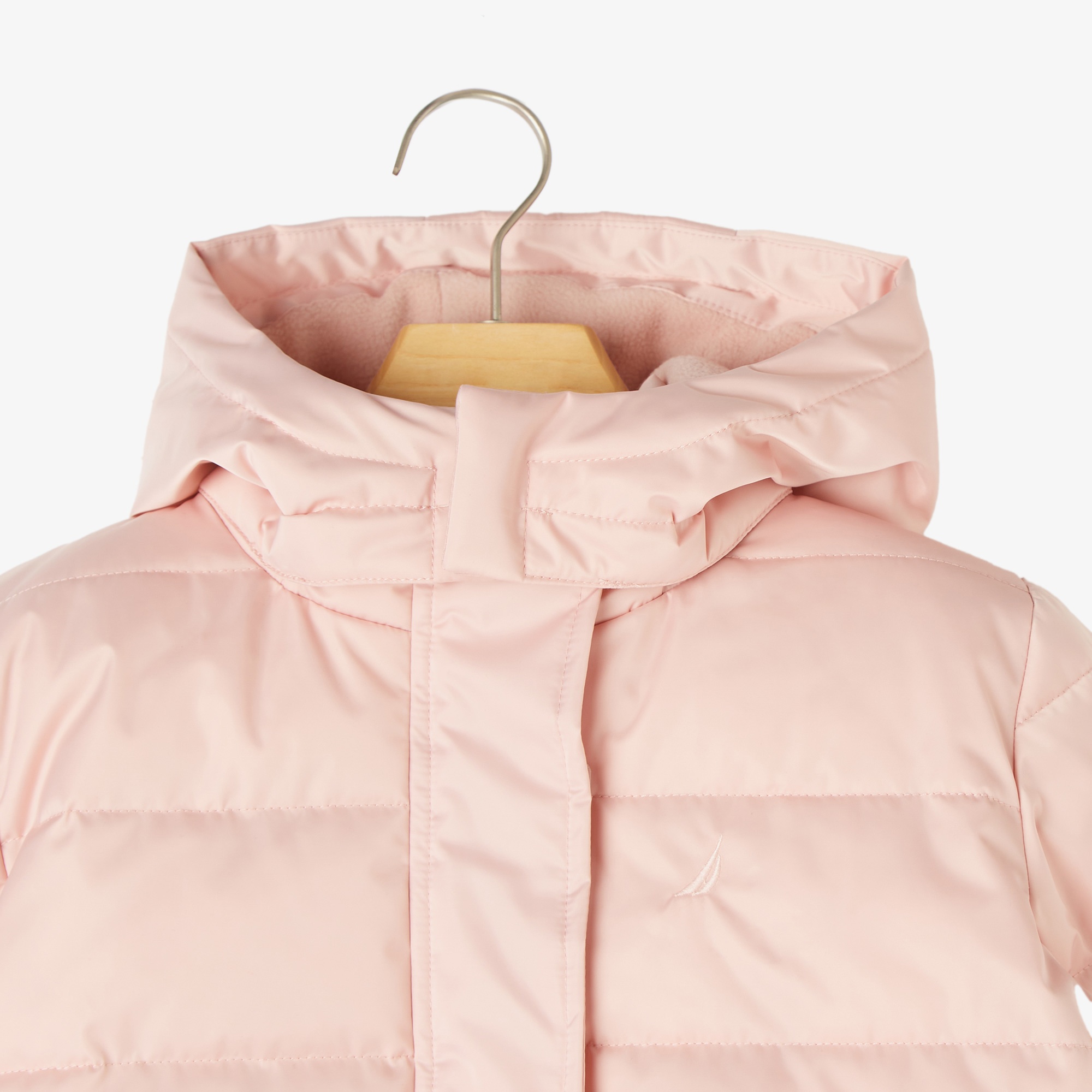 Nautica Kız Çocuk Pembe Kapüşonlu Mont