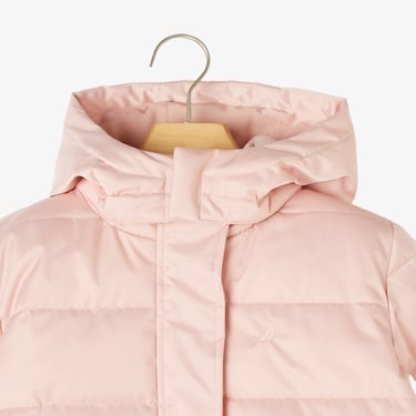  Nautica Kız Çocuk Pembe Kapüşonlu Mont