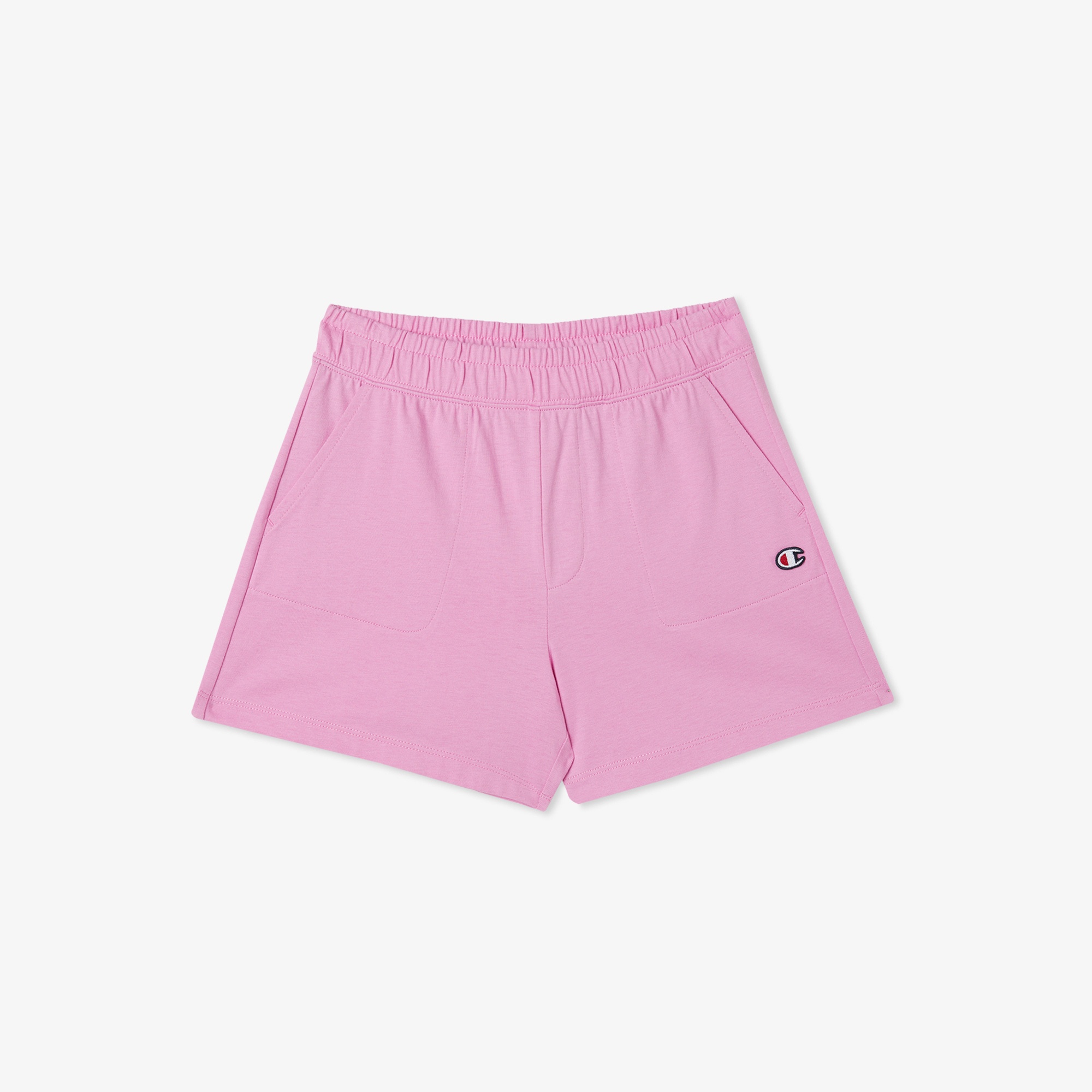 Champion Logo Çocuk Pembe Şort
