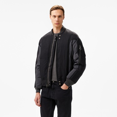  Alpha Industries Insulated Ma-1 Flight Unisex Siyah Ceket