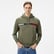 Tommy Hilfiger Chest Insert Erkek Yeşil Hoodie
