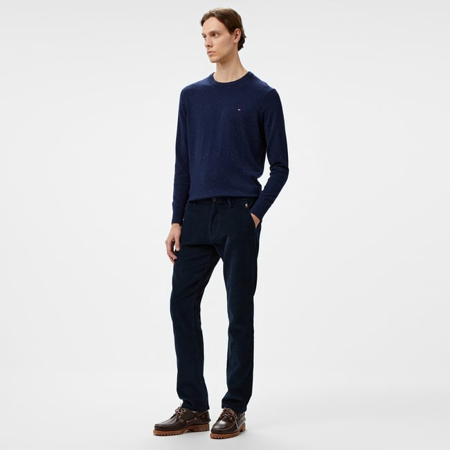  Tommy Hilfiger Jeans Ryan Cord Erkek Lacivert Chino Pantolon