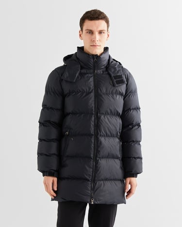  GANT Erkek Siyah Kapüşonlu Mont