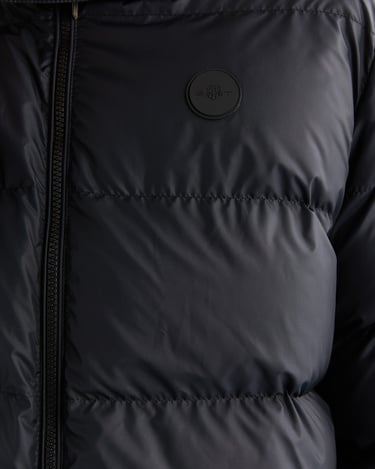  GANT Erkek Siyah Kapüşonlu Mont