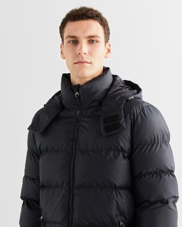  GANT Erkek Siyah Kapüşonlu Mont