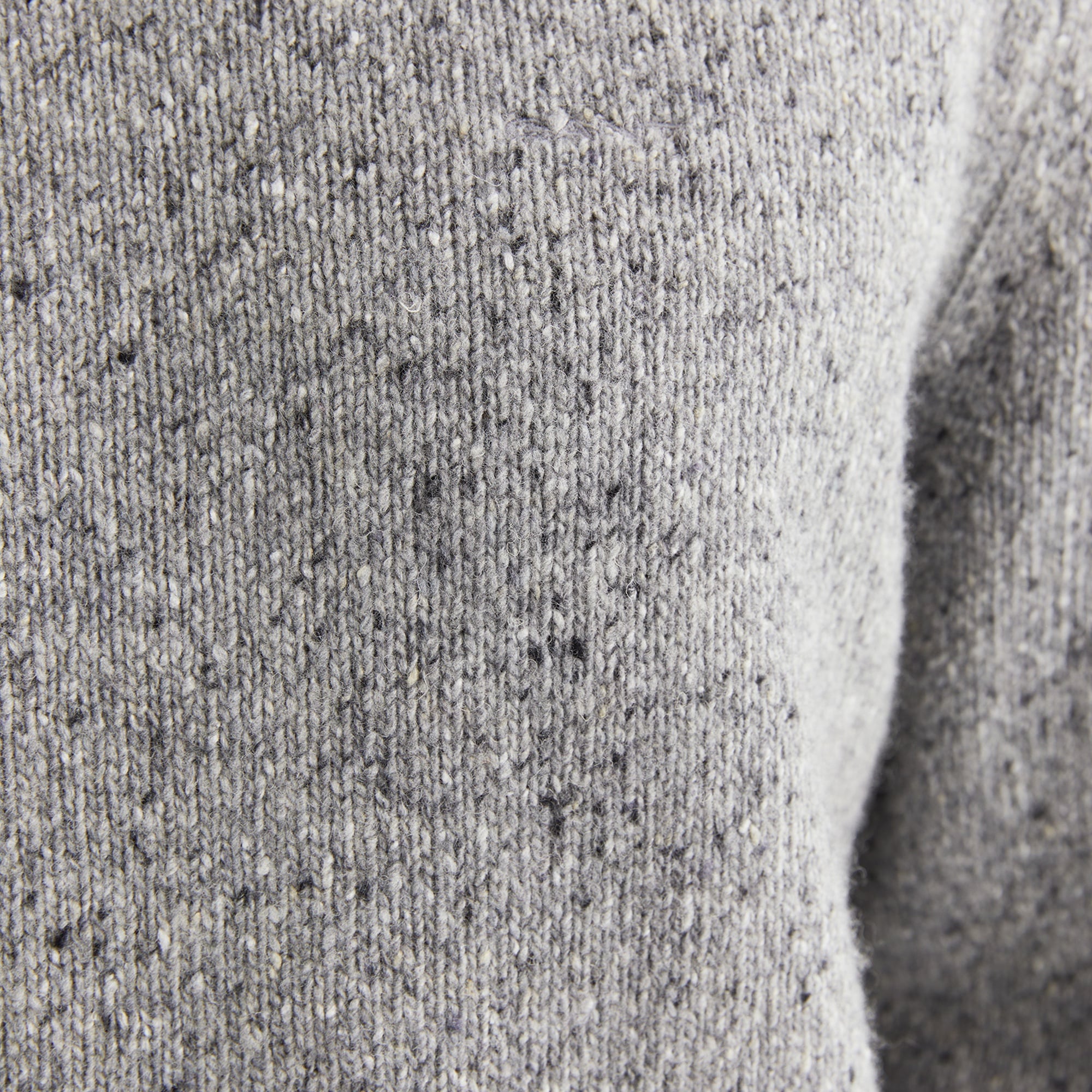 GANT Erkek Gri Regular Fit Bisiklet Yaka Kazak