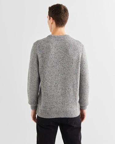  GANT Erkek Gri Regular Fit Bisiklet Yaka Kazak