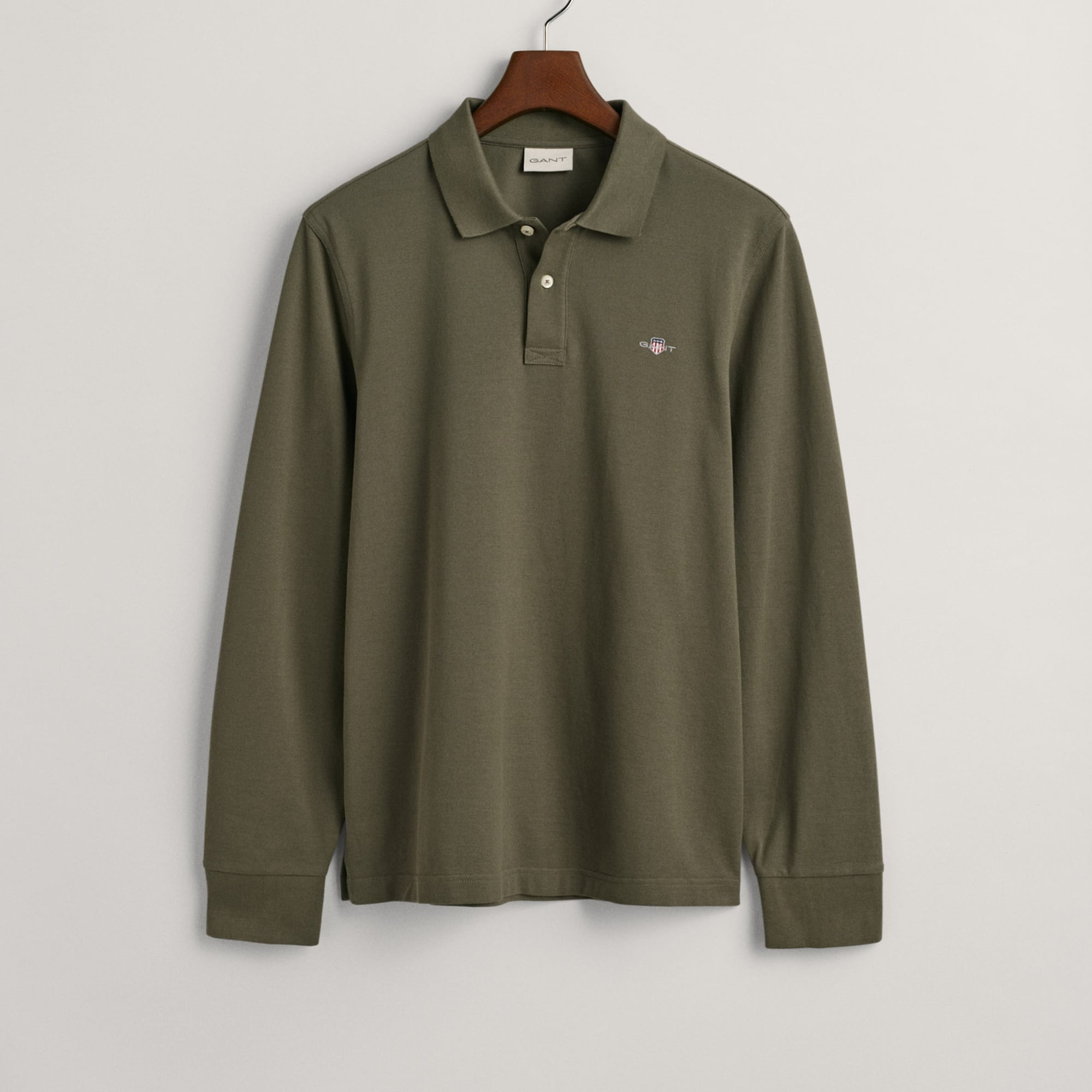 GANT Erkek Yeşil Regular Fit Polo