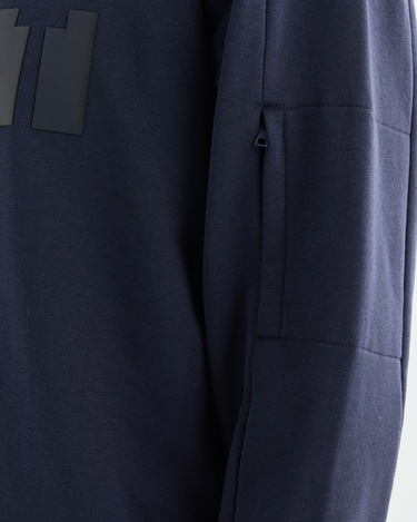  GANT Erkek Lacivert Relaxed Fit Bisiklet Yaka Logolu Sweatshirt