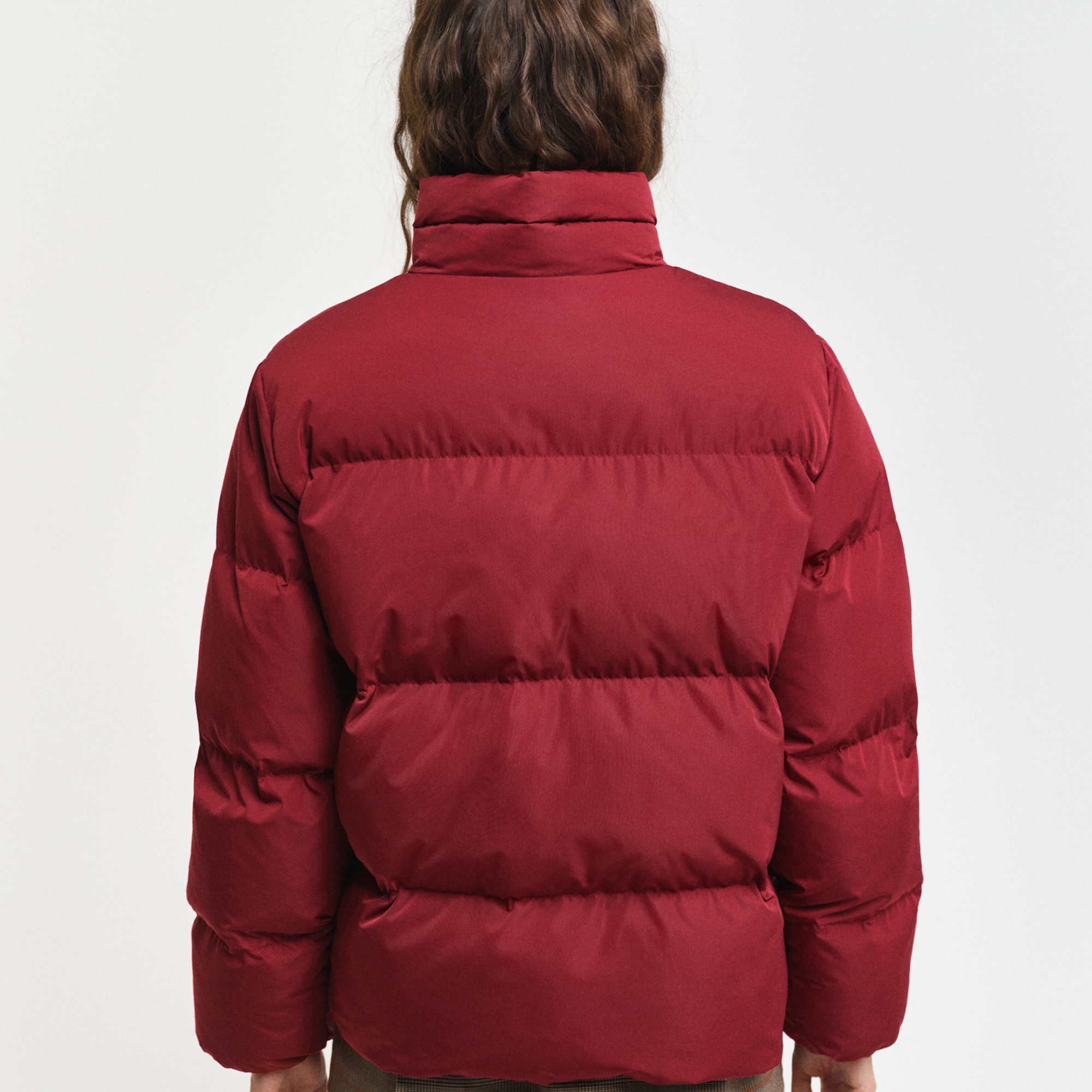 GANT Kadın Kırmızı Dik Yaka Mont