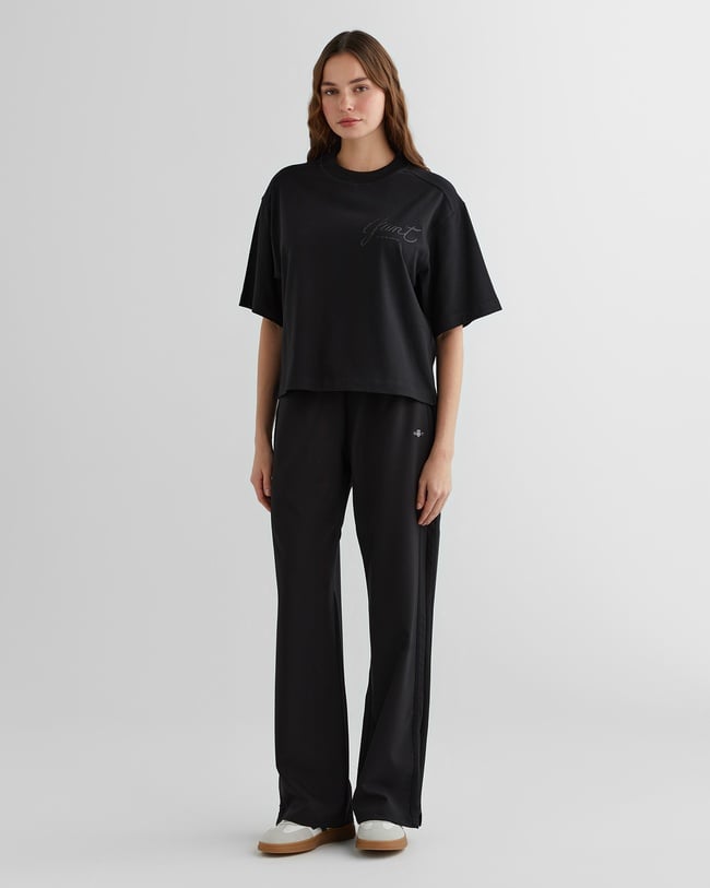  GANT Kadın Siyah Regular Fit Eşofman Altı