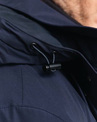  GANT Erkek Lacivert Kapüşonlu Mont