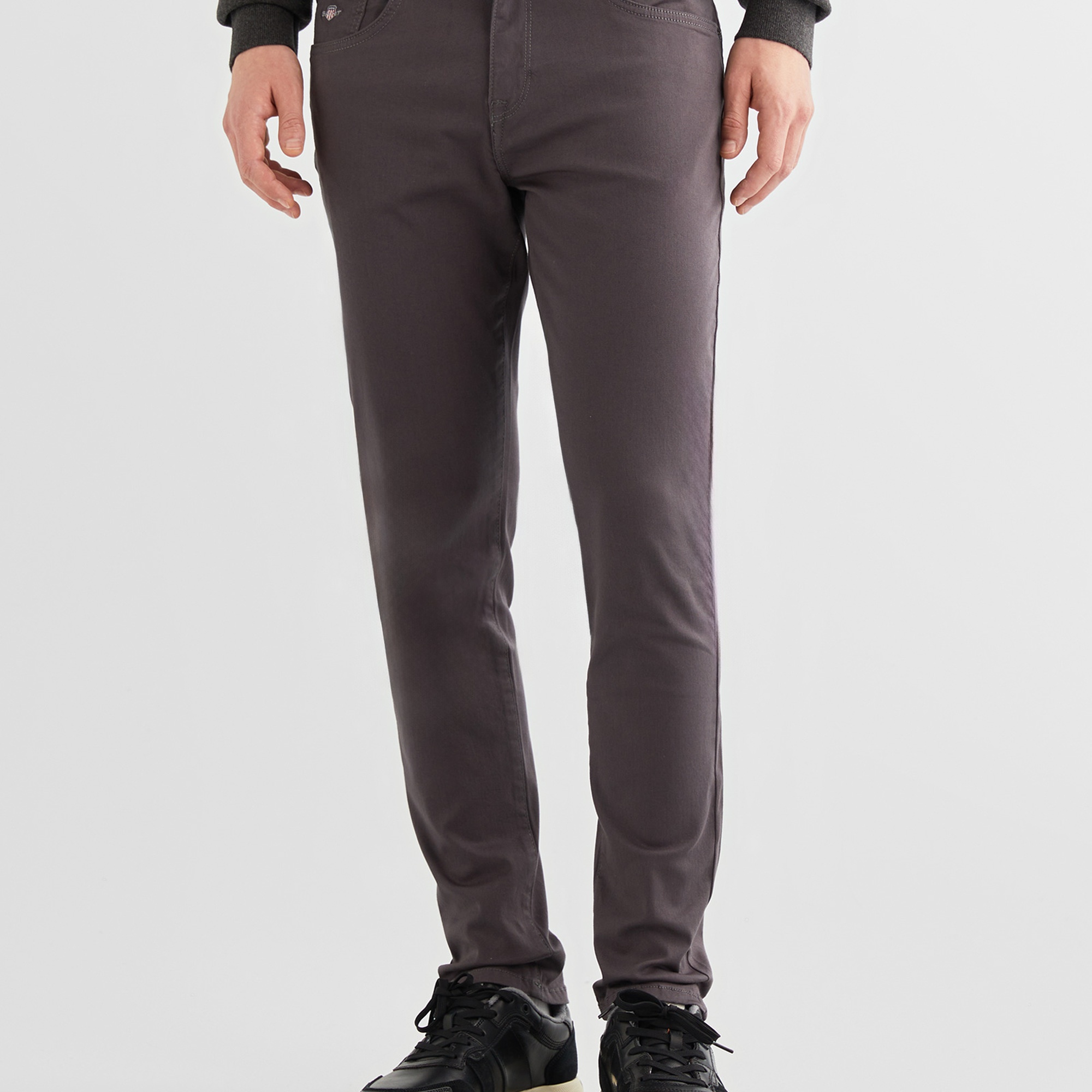 GANT Erkek Gri Slim Fit Pantolon