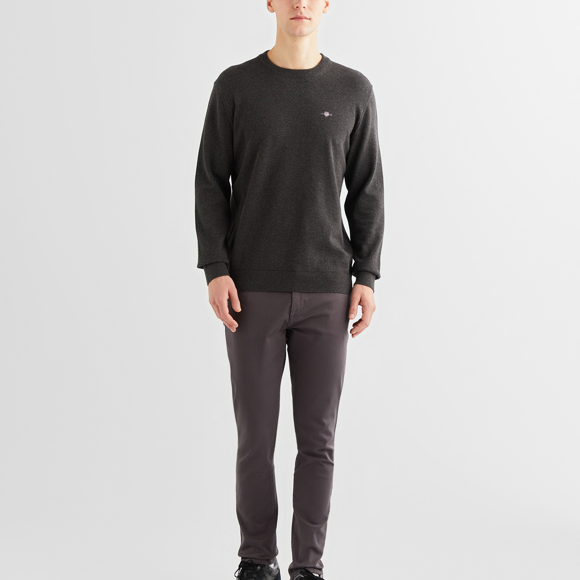 GANT Erkek Gri Slim Fit Pantolon