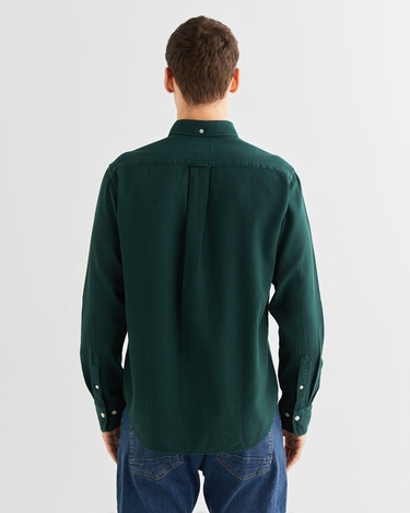  GANT Erkek Yeşil Regular Fit Düğmeli Yaka Gömlek