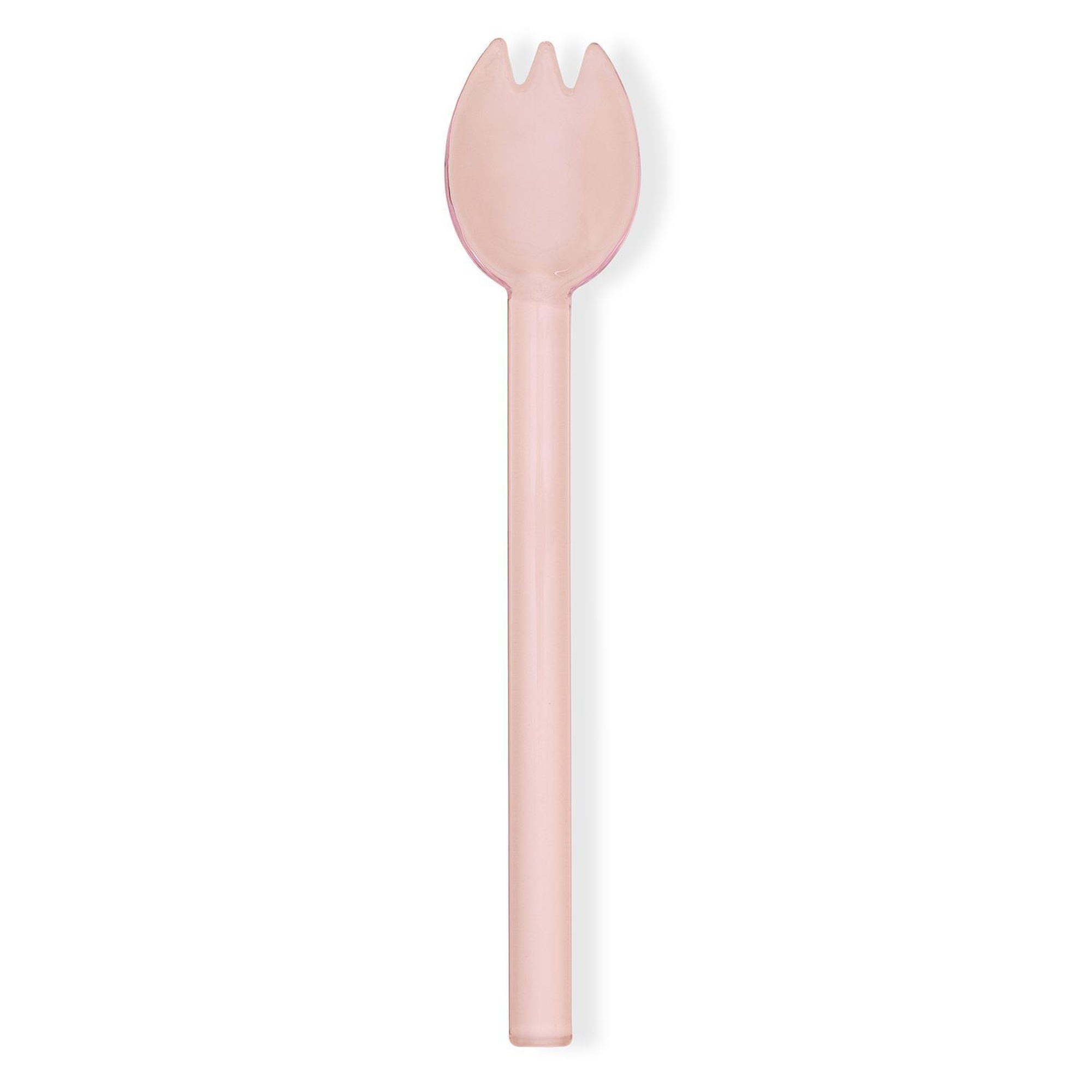 Abiete Dondurma ve Tatlı Kaşığı Pembe 6lı Set