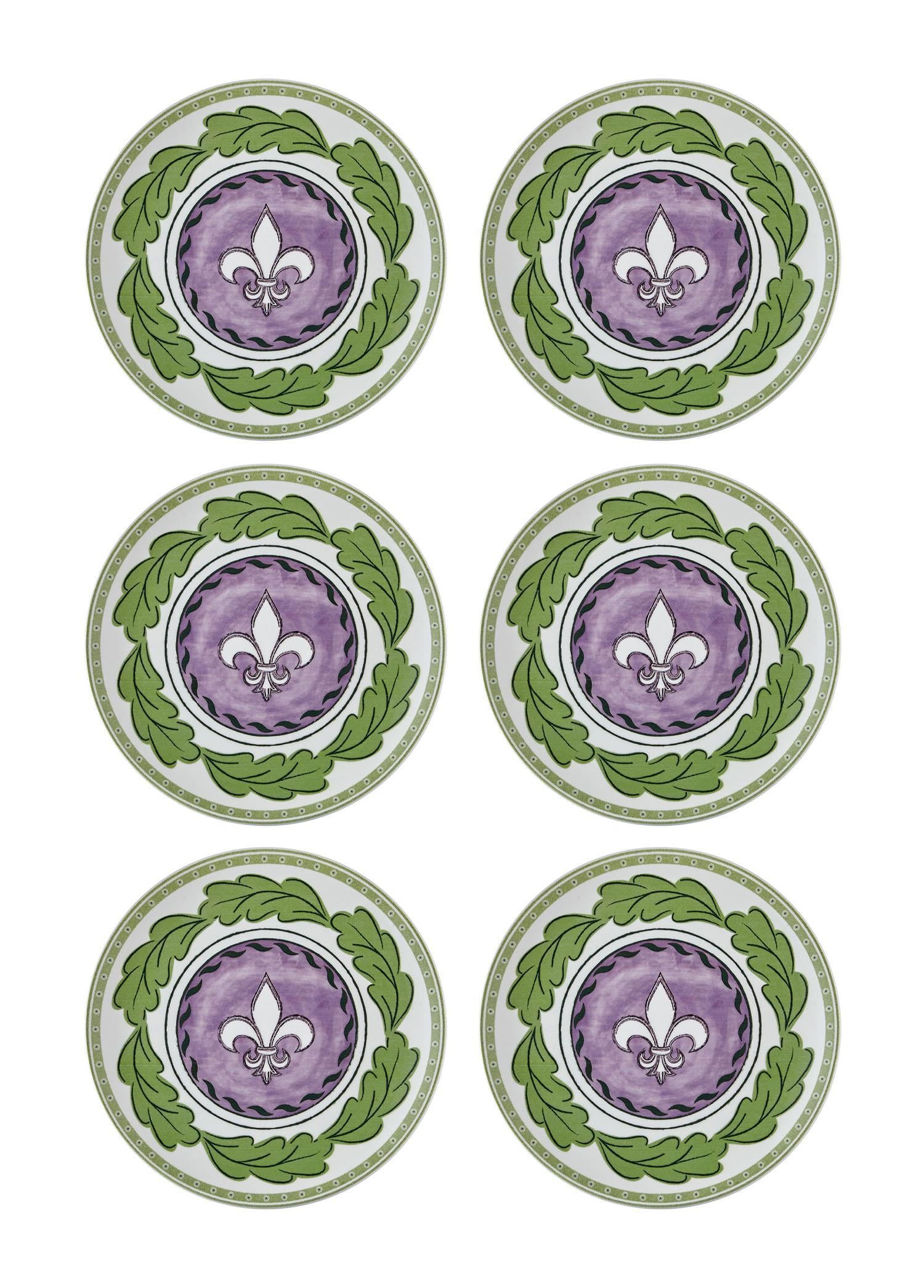  Provence Lavanta Pasta Tabağı 6lı Set 19 cm PRC001