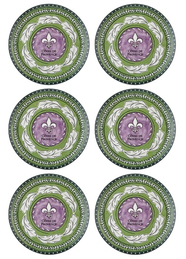  Provence Lavanta Servis Tabağı 6lı Set 26 cm PRC03