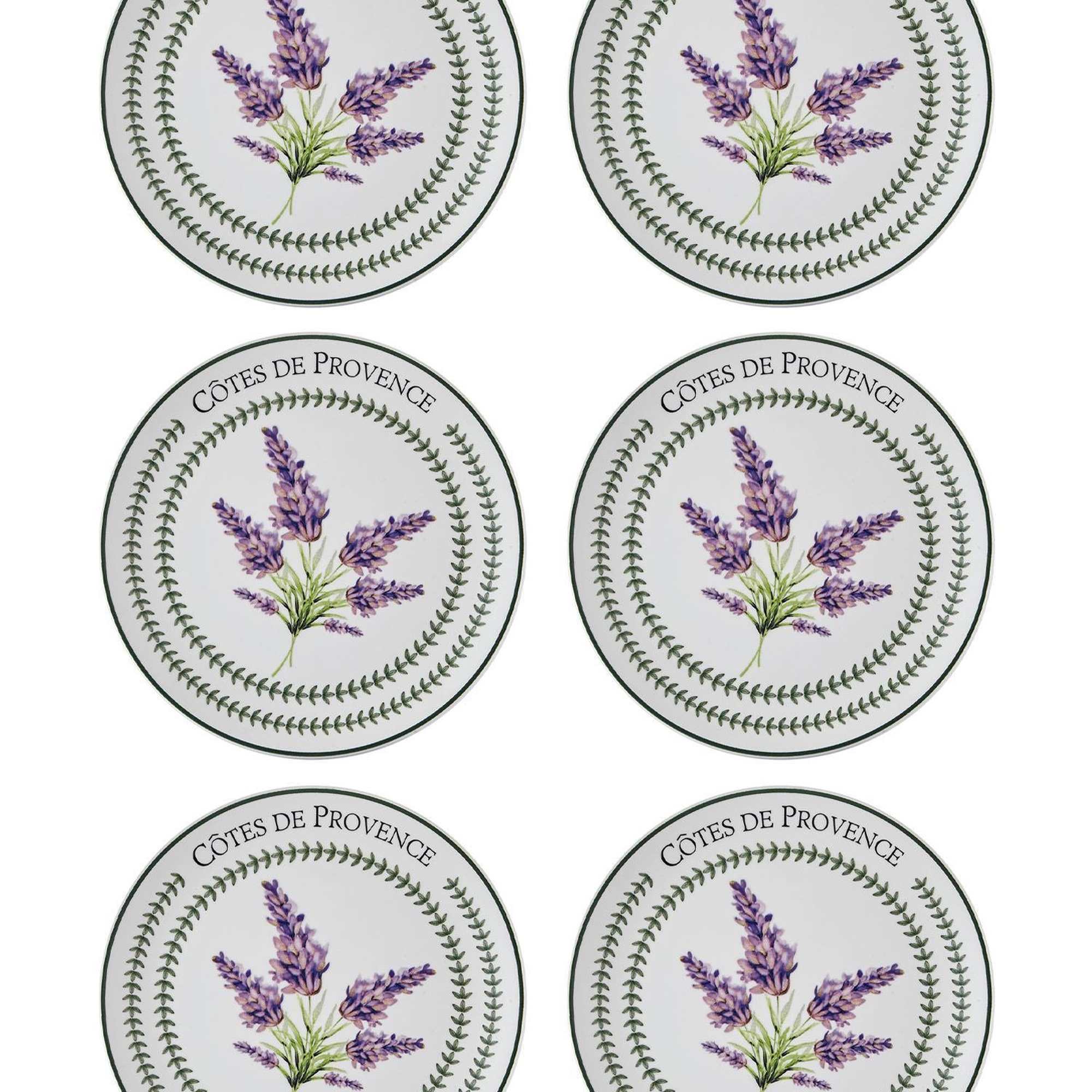 Provence Lavanta Pasta Tabağı 6lı Set 19 cm PRC002