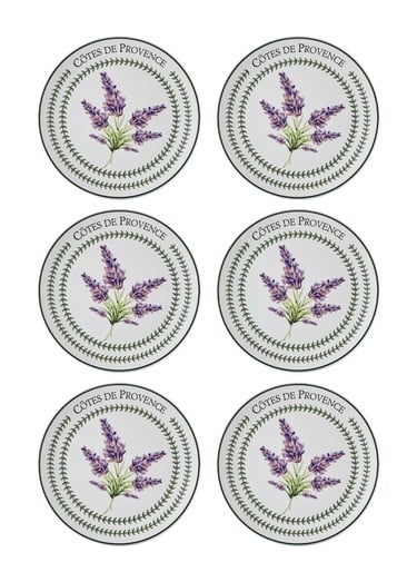  Provence Lavanta Pasta Tabağı 6lı Set 19 cm PRC002